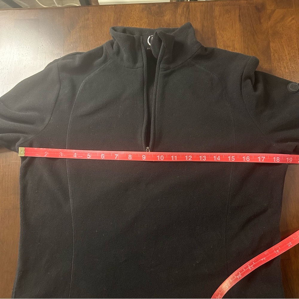 Bogner Medita Fleece First Layer Womens Quarter Zip Up in Black Size 10 - Picture 11 of 16